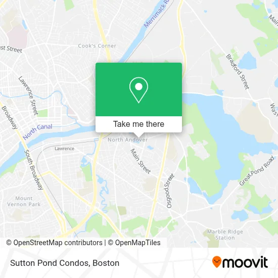 Sutton Pond Condos map