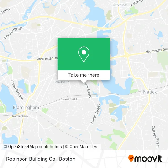 Robinson Building Co. map