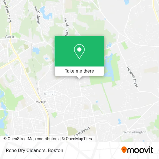 Rene Dry Cleaners map