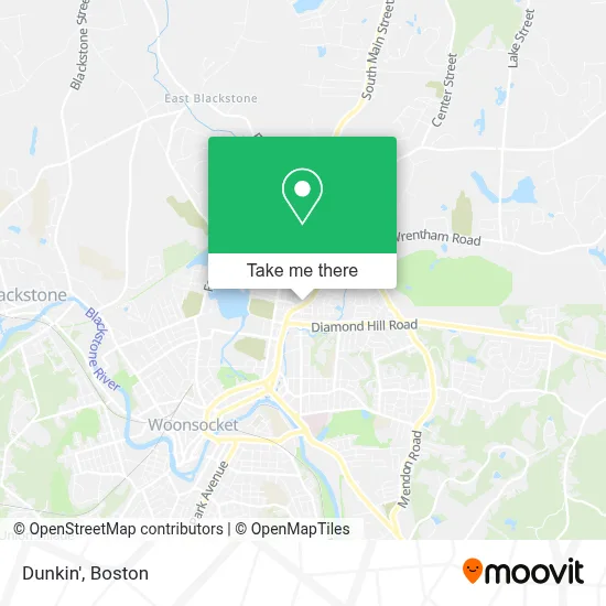 Dunkin' map