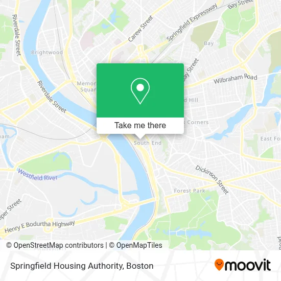 Springfield Housing Authority map