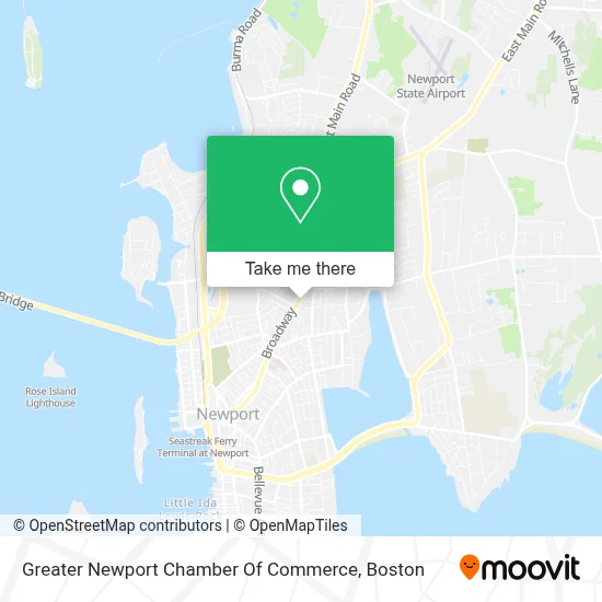 Greater Newport Chamber Of Commerce map