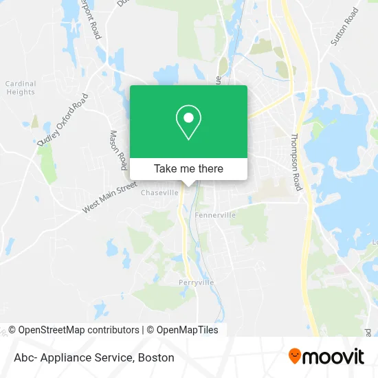 Abc- Appliance Service map