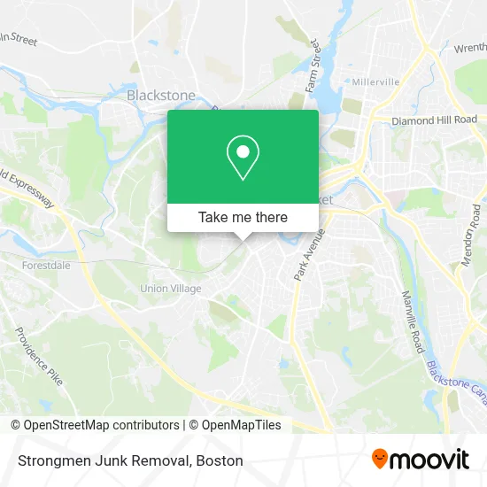 Strongmen Junk Removal map