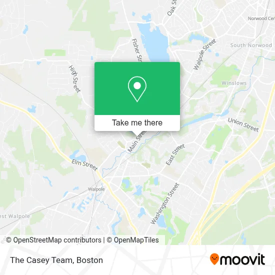 The Casey Team map