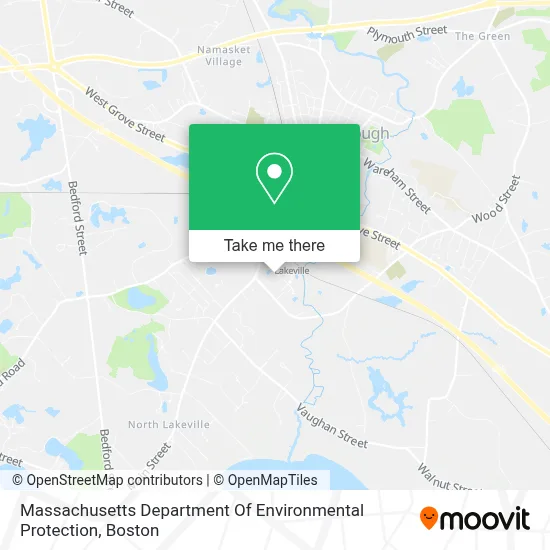 Massachusetts Department Of Environmental Protection map
