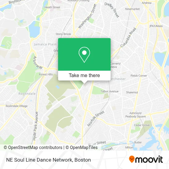 NE Soul Line Dance Network map