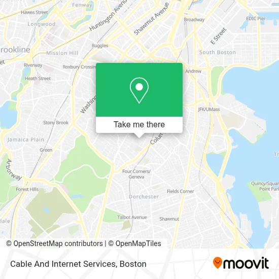 Cable And Internet Services map