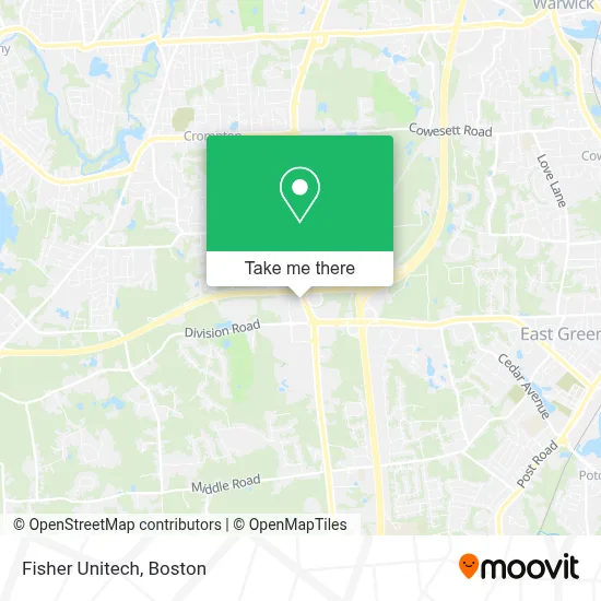 Fisher Unitech map