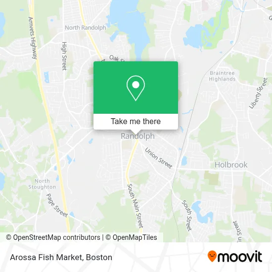 Arossa Fish Market map