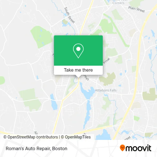 Roman's Auto Repair map