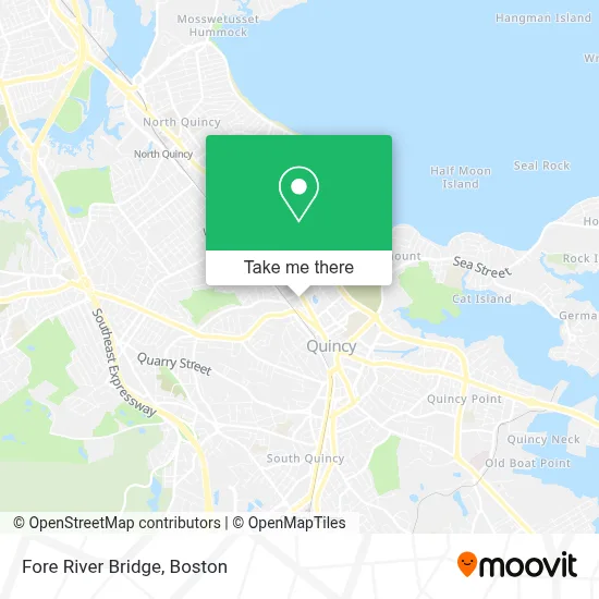 Fore River Bridge map