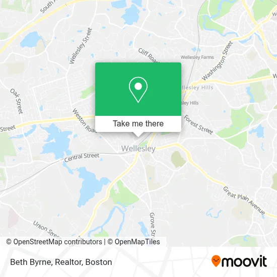 Beth Byrne, Realtor map