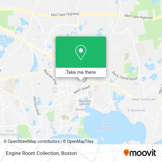 Engine Room Collection map