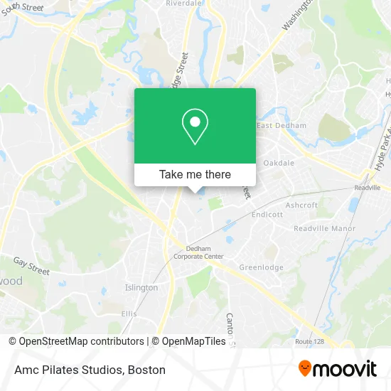Amc Pilates Studios map