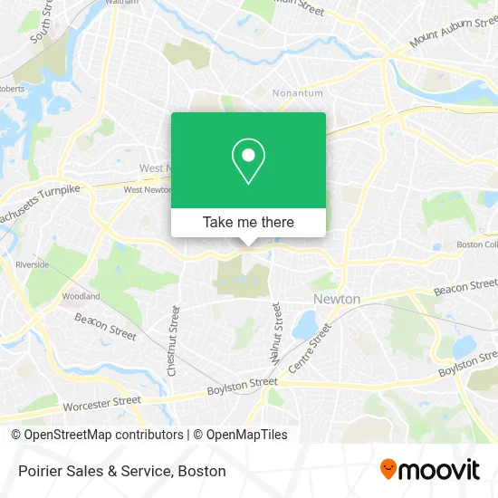 Poirier Sales & Service map