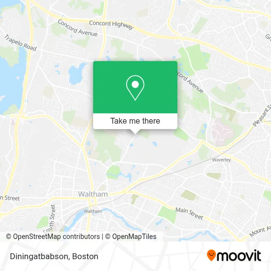 Diningatbabson map