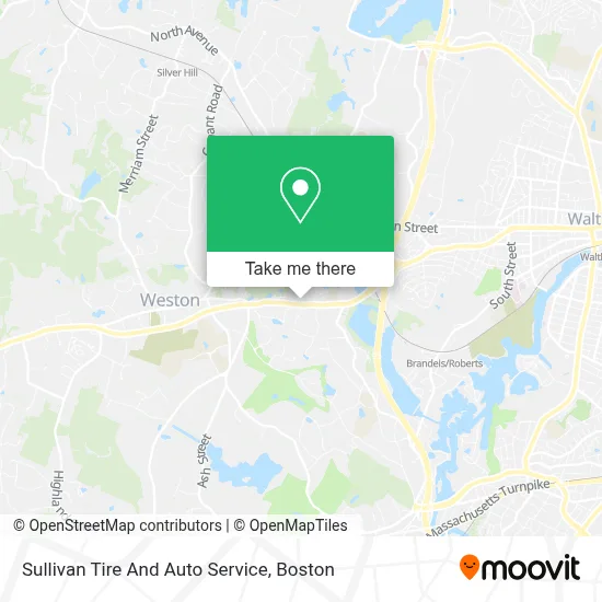 Sullivan Tire And Auto Service map