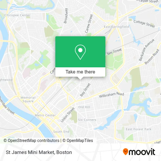 St James Mini Market map