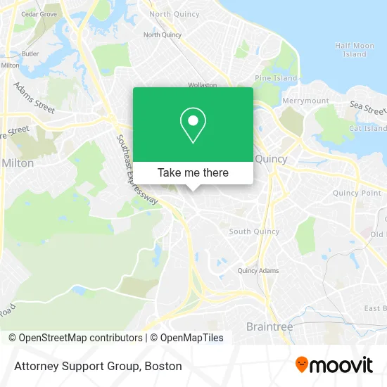 Attorney Support Group map
