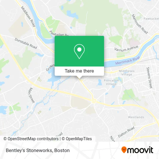 Bentley's Stoneworks map