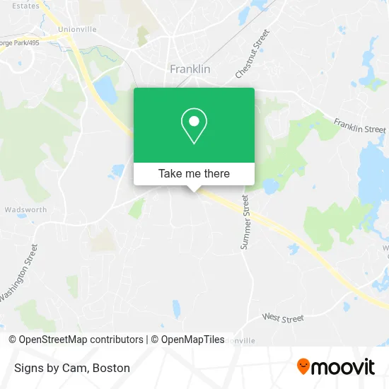 Signs by Cam map