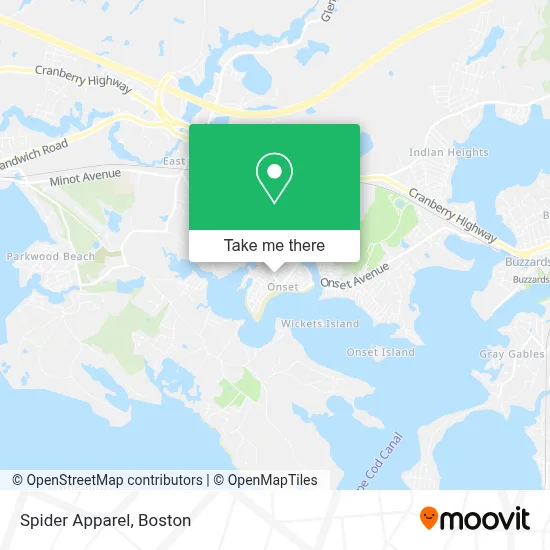 Spider Apparel map