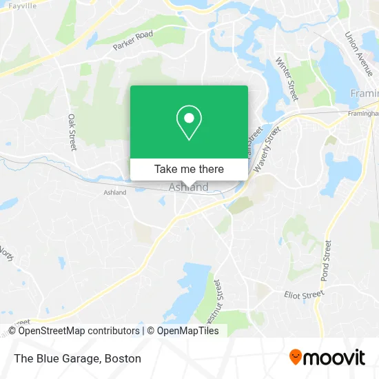 The Blue Garage map