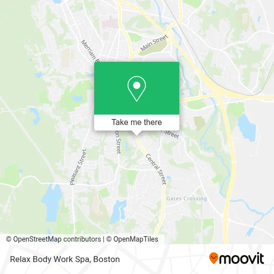 Relax Body Work Spa map