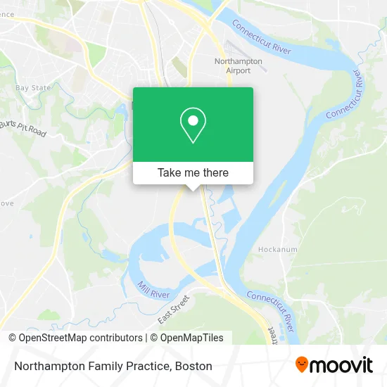 Northampton Family Practice map