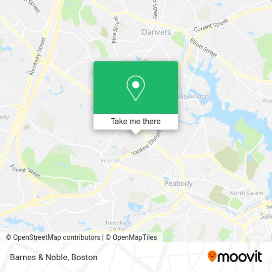 Barnes & Noble map