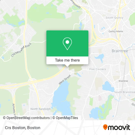 Crs Boston map