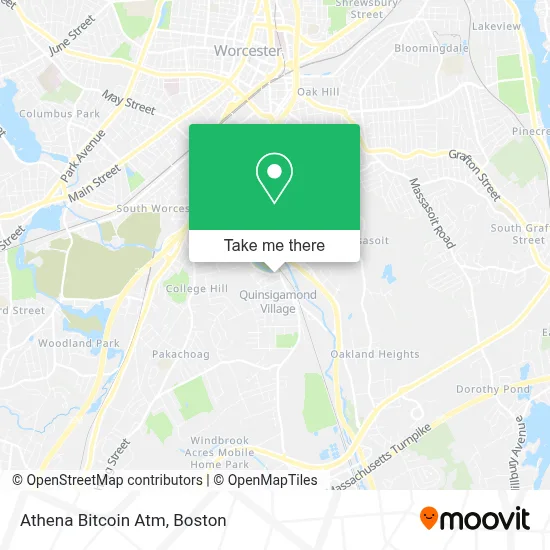 Athena Bitcoin Atm map