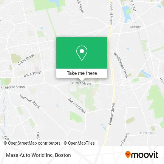 Mass Auto World Inc map