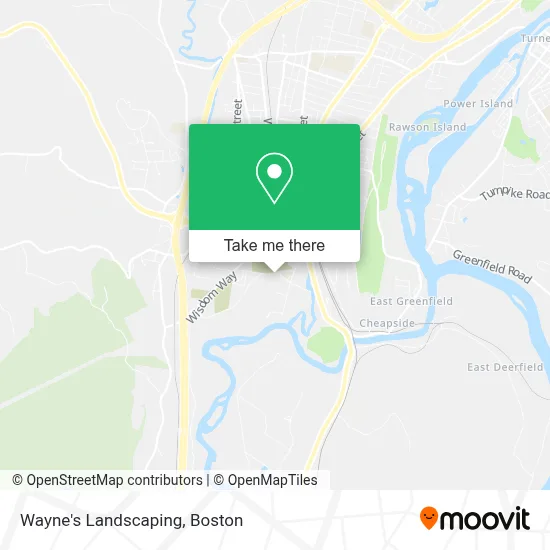 Wayne's Landscaping map
