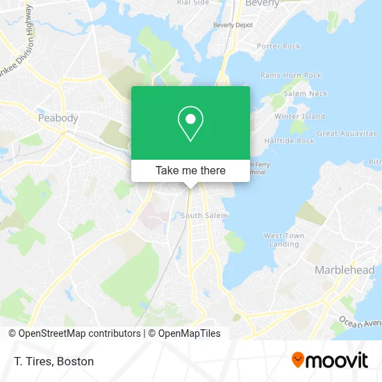 T. Tires map