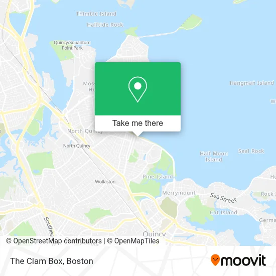 The Clam Box map