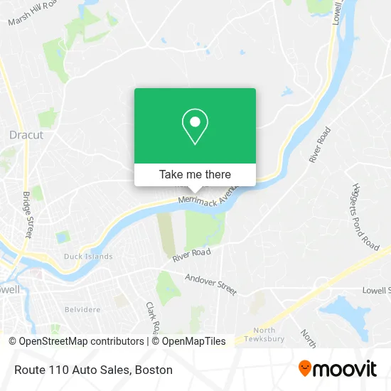 Route 110 Auto Sales map