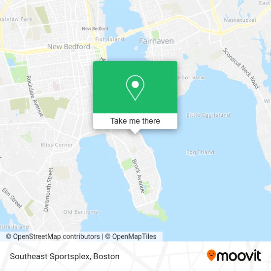 Southeast Sportsplex map