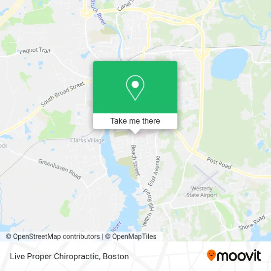 Live Proper Chiropractic map