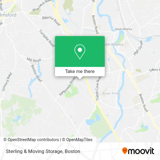 Sterling & Moving Storage map