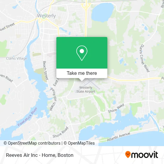 Reeves Air Inc - Home map
