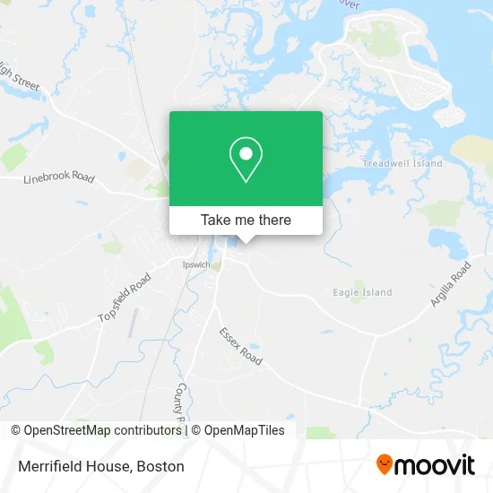 Merrifield House map