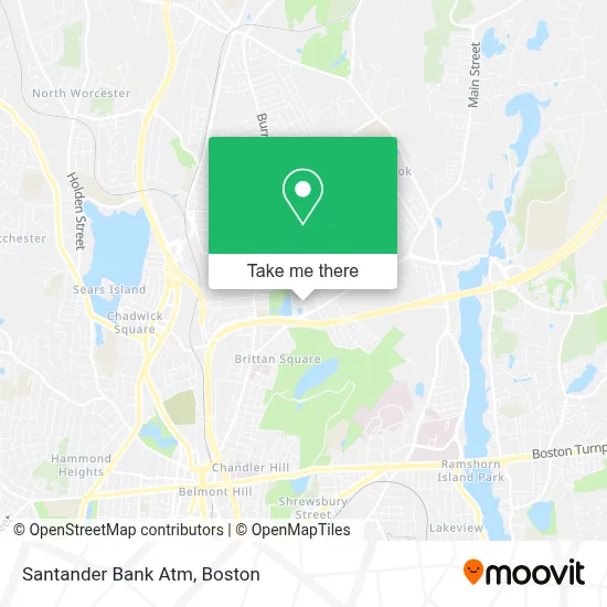 Santander Bank Atm map