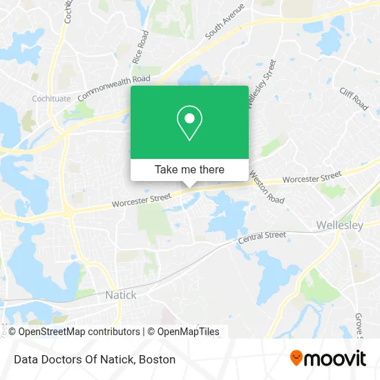 Data Doctors Of Natick map