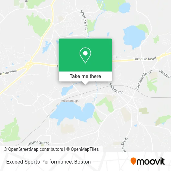 Exceed Sports Performance map
