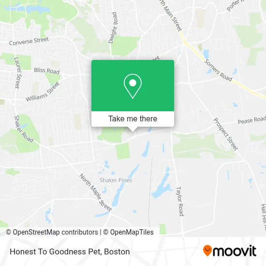 Honest To Goodness Pet map