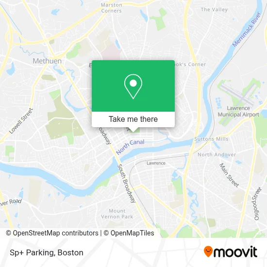 Sp+ Parking map