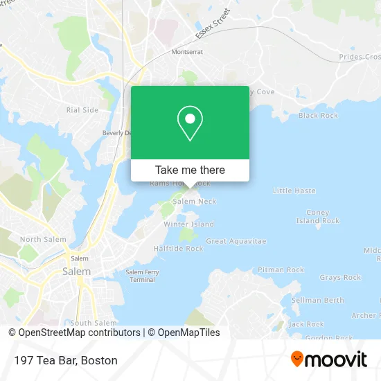197 Tea Bar map