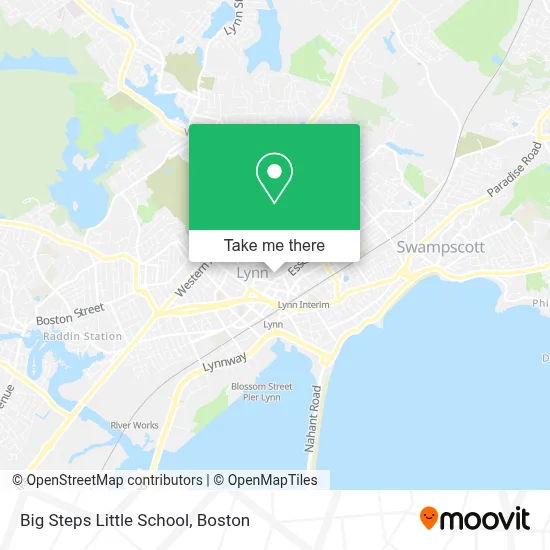 Big Steps Little School map